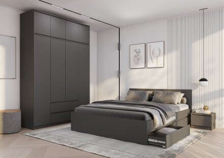  Комод Симпл, Графит 