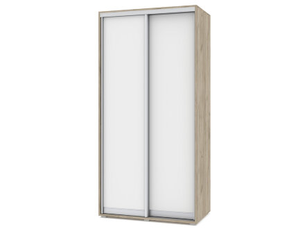 Шкаф-купе Оливия, Серый дуб/Белый 