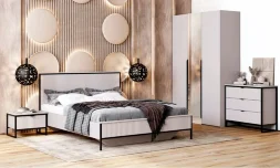 Кровать 900 Нора, Персидский жемчуг/Вереск Ромено