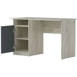 Стол ПКС-12, Крафт белый - Антрацит