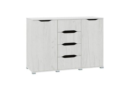 Комод 1200 Вега, Крафт белый 