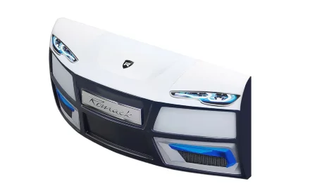 Кровать-машина Little Kiddy, белый 