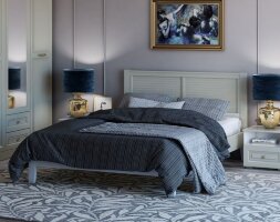 Кровать из массива Грация-3, Фисташковый