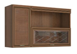 Полка навесная Ливорно ЛН-4, орех донской