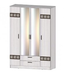 Шкаф 4-х створчатый Коста-Рика, анкор светлый