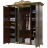 Шкаф 4-х дверный СГ-02 Грация, Орех 