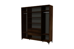 Шкаф 4-х дверный Брента, Оливковый