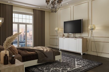 Комод 6 ящиков Ланзетти 