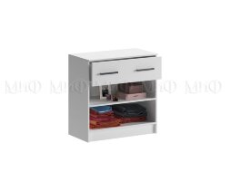 Комод ящиком и 2 дверьми Бася, белый