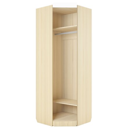 Шкаф угловой Стиль, кофе с молоком 