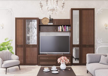 Тумба для ТВ-техники Ливорно ЛТ-1, орех донской 