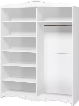 Шкаф 4-х дверный ШР-4 Лотос, Белый 