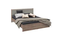 Кровать Соната, Дуб сонома/Белый 