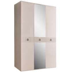 Шкаф 3 двери МШ1/3(s) (с зеркалом)  Rimini Solo