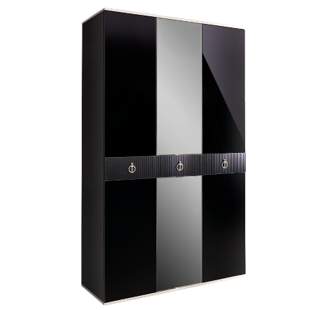 Шкаф 3 двери МШ1/3(s) (с зеркалом)  Rimini Solo 