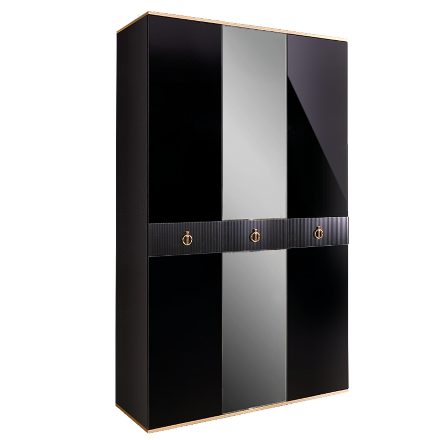 Шкаф 3 двери МШ1/3(s) (с зеркалом)  Rimini Solo 