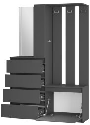 Прихожая Симпл, Графит