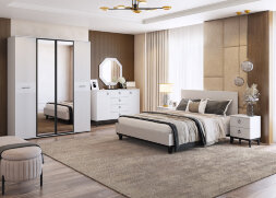 Шкаф-пенал глубокий 1 дверь для платья и белья Шарлиз