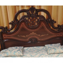 Кровать шелкография СГ-10Ш Грация, Орех