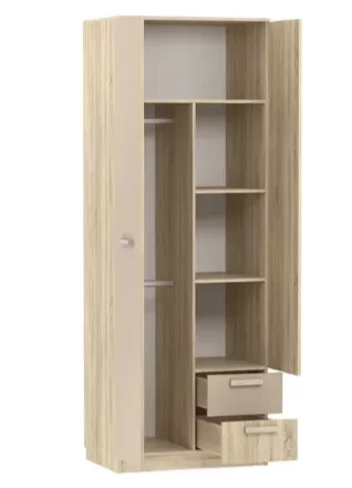 Шкаф для одежды с ящиками Акварель НМ 014.07 М  