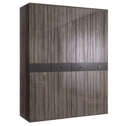 Шкаф 4 двери РМШ2/4(s) (без зеркал) Rimini Solo 