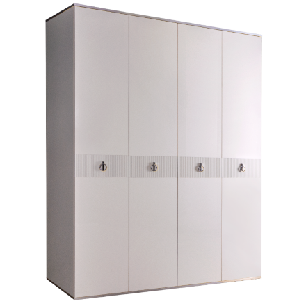 Шкаф 4 двери РМШ2/4(s) (без зеркал) Rimini Solo 