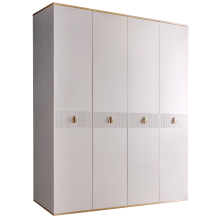 Шкаф 4 двери РМШ2/4(s) (без зеркал) Rimini Solo 