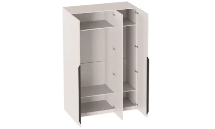 Шкаф трехдверный Нора, Персидский жемчуг/Вереск Ромено 