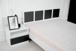 Тумба прикроватная Парус, белый/Графит