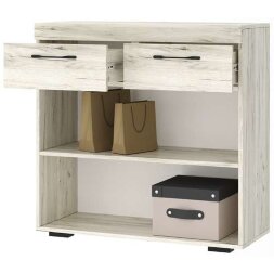 Тумба Соната ТС-900, Крафт белый - Антрацит