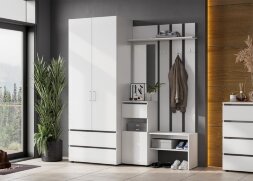 Шкаф двухстворчатый с двумя ящиками Токио