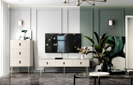 Тумба для телеаппаратуры 2.1 БМТ-2(Fa) Bogemia Farfalle 