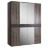 Шкаф 4 двери РМШ1/4(s) (с зеркалами) Rimini Solo 