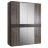 Шкаф 4 двери РМШ1/4(s) (с зеркалами) Rimini Solo 
