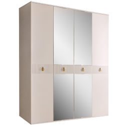 Шкаф 4 двери РМШ1/4(s) (с зеркалами) Rimini Solo