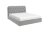 Кровать Белиста, светло-серый (вариант 1) 