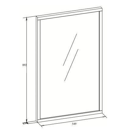 Зеркало навесное 7 Норвуд 