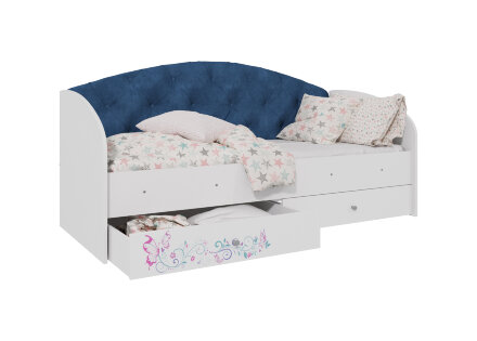 Детская кровать Эльза, розовый 