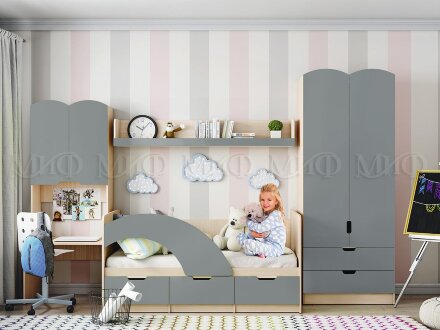 Кровать Юниор-3, бриз 