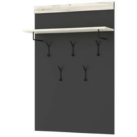 Вешалка Соната ВШС-800, Крафт белый - Антрацит 