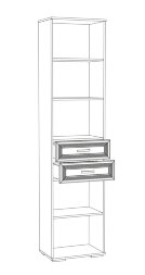 Пенал с ящиками Ливорно ЛШ-3, орех донской