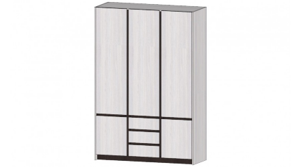 Шкаф 3-х створчатый Бостон, Анкор светлый 
