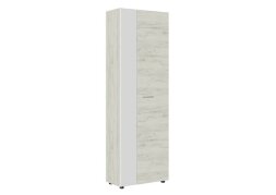 Шкаф с выдв. штангой ШК-001 Сафари, крафт белый