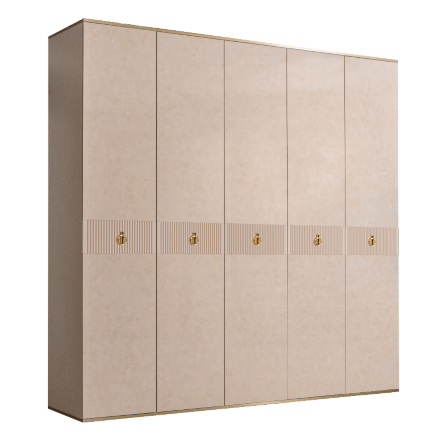 Шкаф 5 дверей РМШ2/5(s) (без зеркал) Rimini Solo 