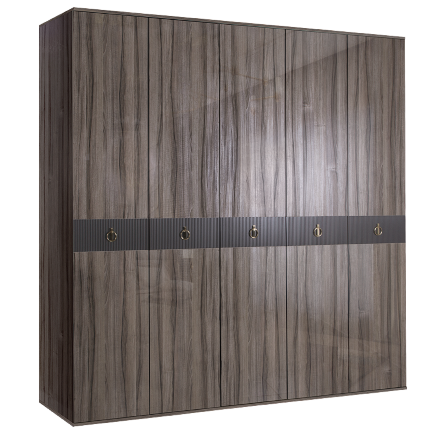 Шкаф 5 дверей РМШ2/5(s) (без зеркал) Rimini Solo 