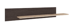 Полка навесная Плейона, венге/дуб делано