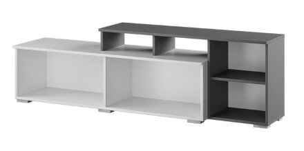 Тумба ТВ малая Альберо, графит 