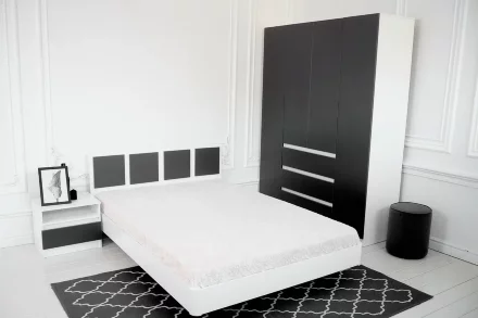 Комод 600 Парус, белый/Графит 