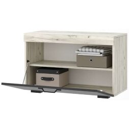 Обувница Соната ОС-800, Крафт белый - Антрацит