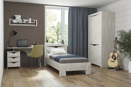 Шкаф для одежды 33.03 Лючия, Бетон пайн 